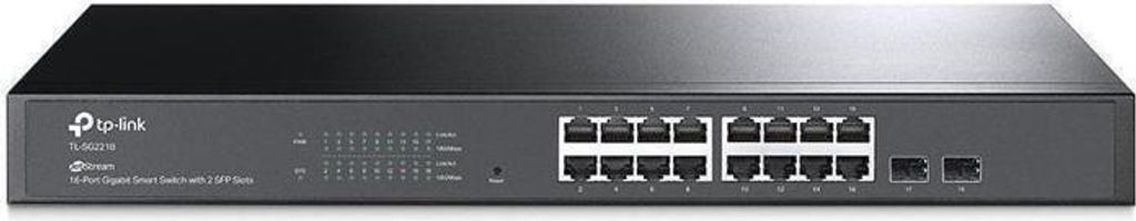 16-Port Gigabit Smart Switch, Rackmount, SFP, Omada, Lüfterlos