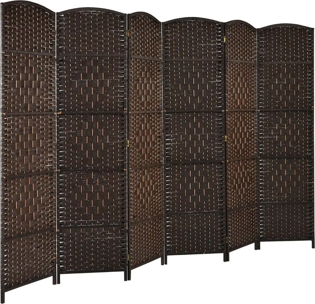 Séparateur de pièce pour créer un coin bureau ou chambre 6 panneaux
