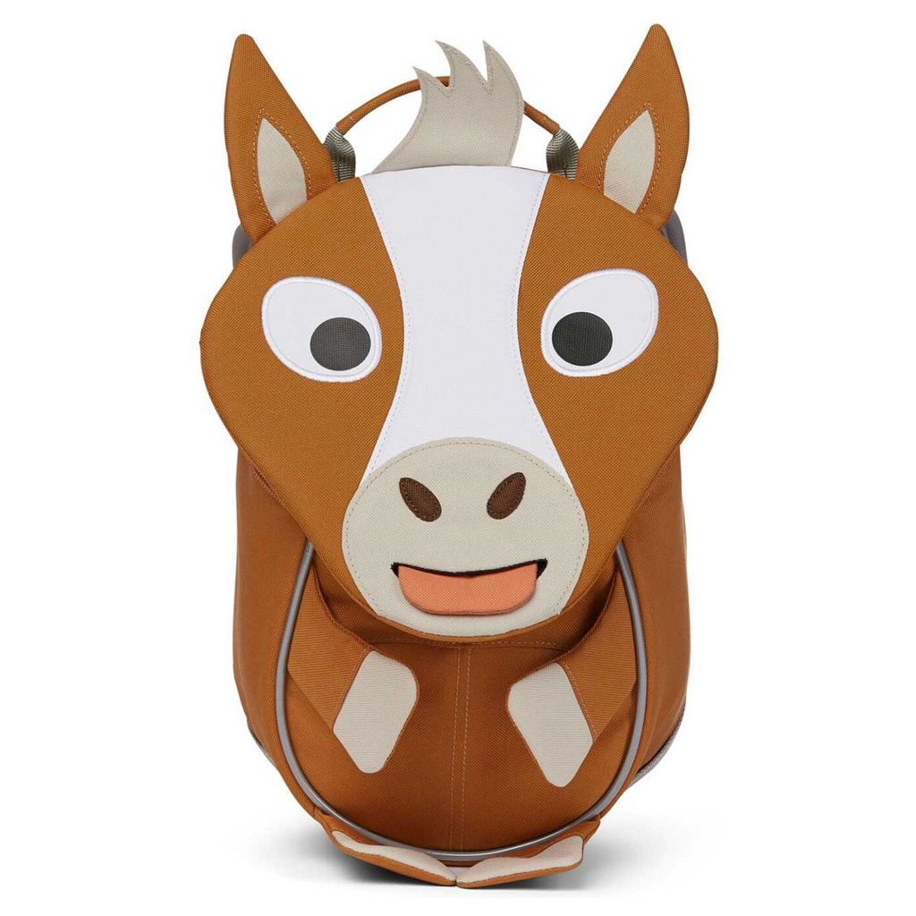 Affenzahn AFZ-FAS-001-045 backpack Rucksack Brown, White Polyester, Recycled polyester