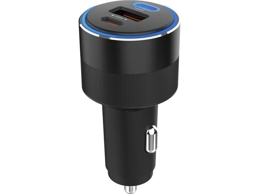 Sandberg Chargeur Voiture 3-en-1 130W USB-C PD pour PC et Smartphone