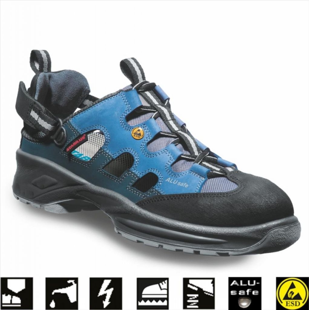 STABILUS Sandale 2040A SRA, Größe 47, Schutzstufe:S1, Größe:46, Weite:Komfortbreite