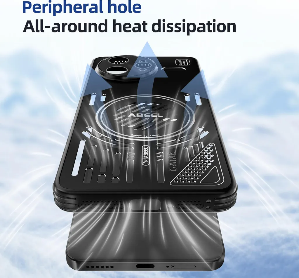 Custodia Slim Alluminio Poco F7 Pro Magnetica Nera Elegante - 3