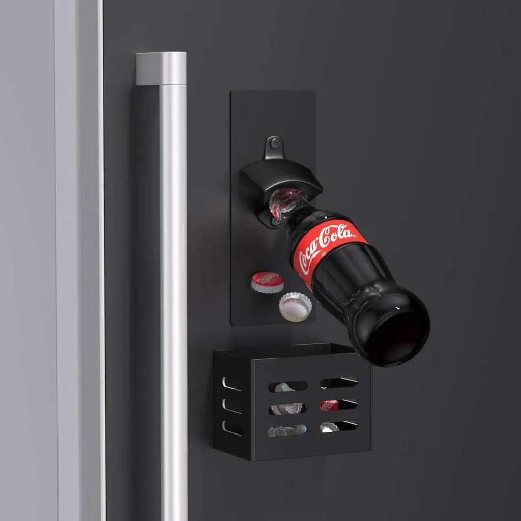 Apribottiglie Magnetico da Parete per Casa e Bar - Regalo Ideale - 5