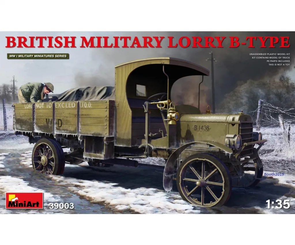Kit Maquette Camion Type B WWI MiniArt 1:35 Montage Précis et Réaliste