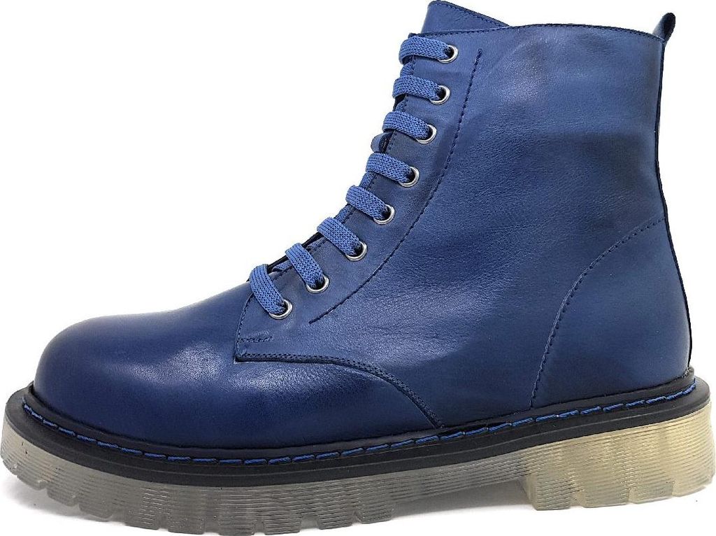 Gemini  Damenschuhe Schnürstiefel Blau Freizeit Produktbild 