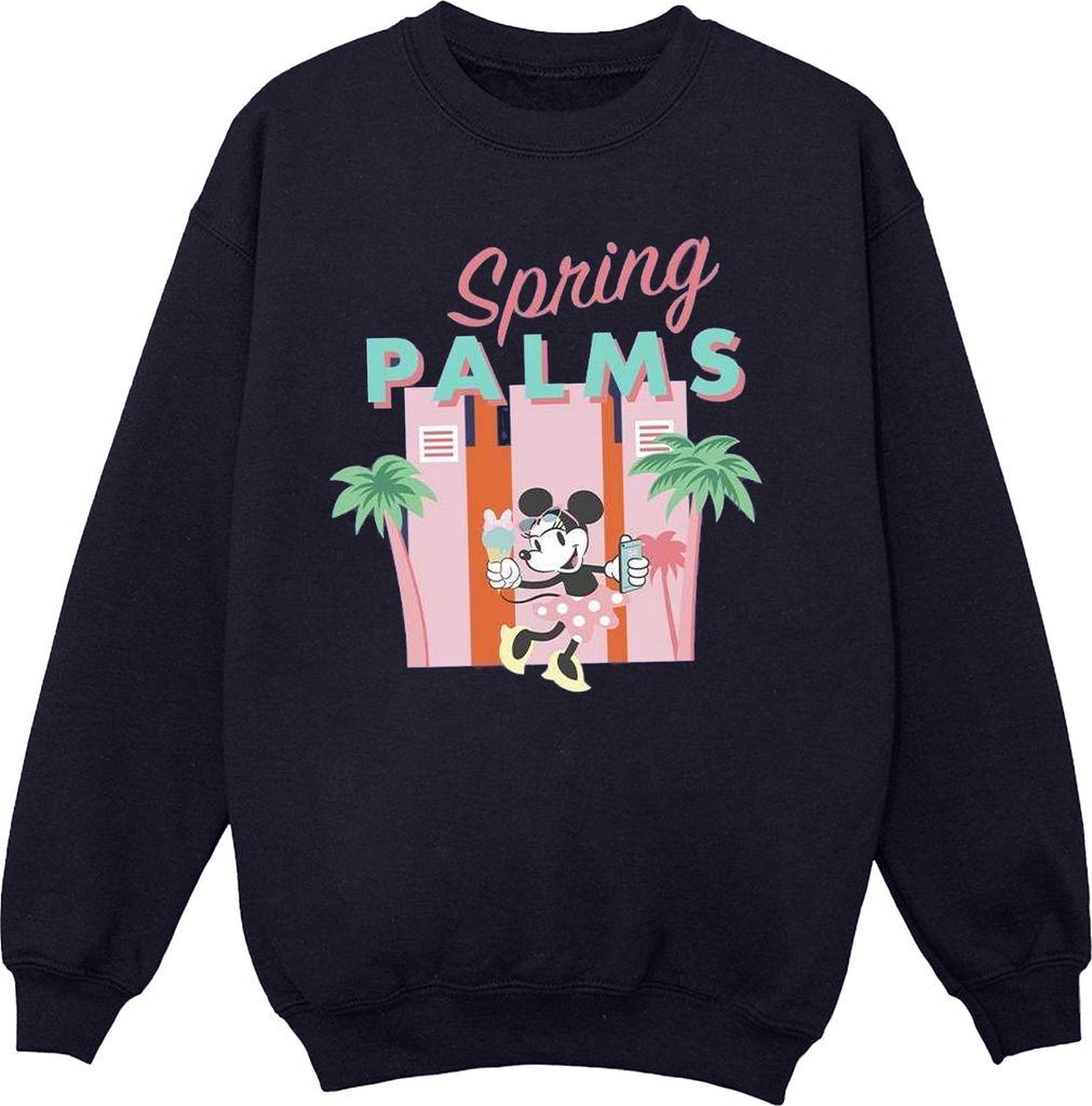 Disney - "Spring Palms" Sweatshirt für Damen BI28702 (L) (Marineblau)