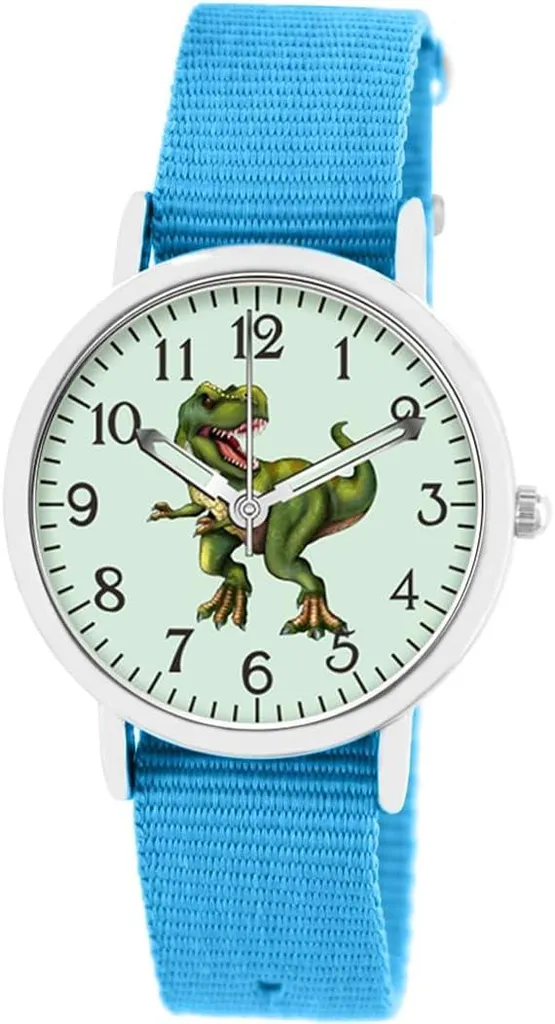 Orologio Bambini T-Rex Impermeabile 5 ATM - Cinturino Nylon Lavabile