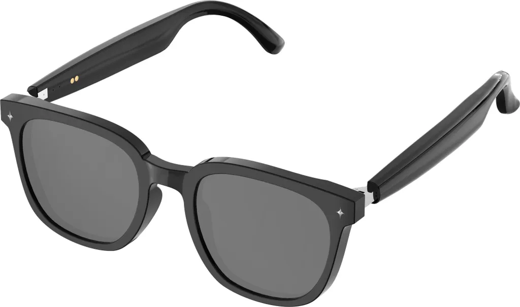 INF HY-1009 Occhiali Smart Bluetooth Audio: Produttività Nera