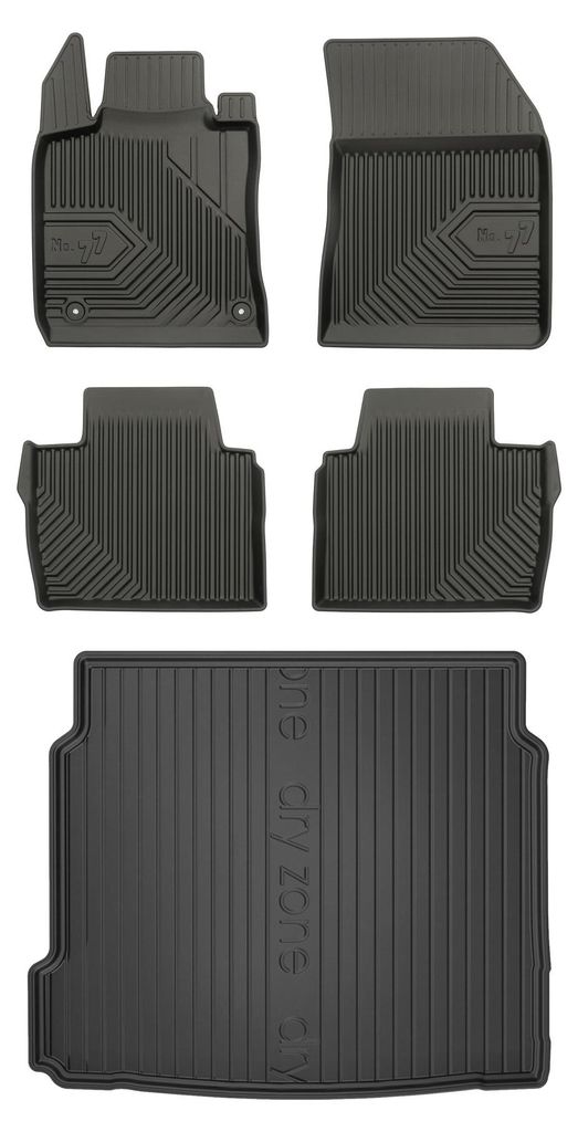 Tapis en caoutchouc + bac de coffre pour Peugeot 508 II Image du produit 