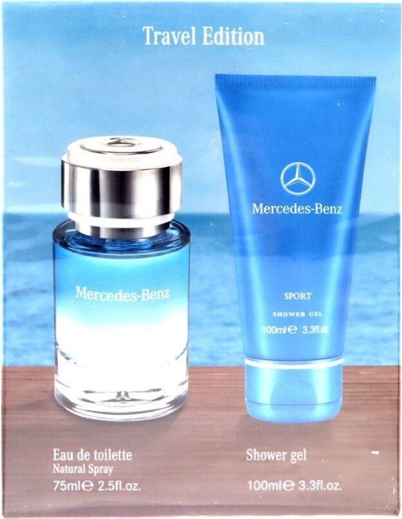 Mercedes Benz Sport, Eau de Toilette 75 ml + Duschgel 100 ml Geschenkset for Men