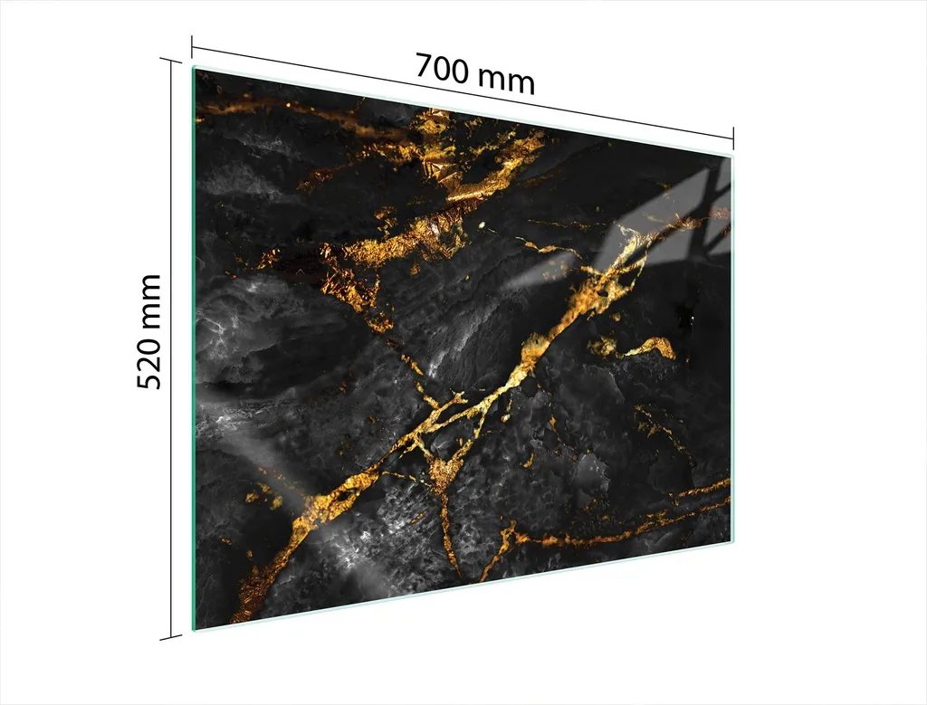 Piastra Di Protezione In Vetrina Per Erba 70X52 Marmo