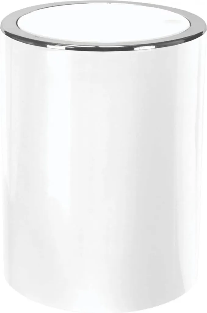 Poubelle de salle de bain 5 litres Kleine Wolke CLAP coloris blanc