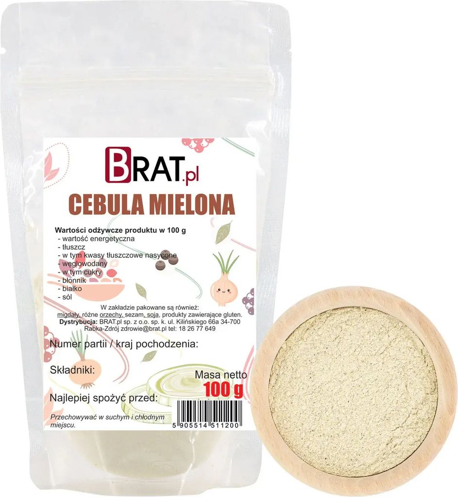 Gemahlene Zwiebel 100g - Natürlich & Lange Frisch