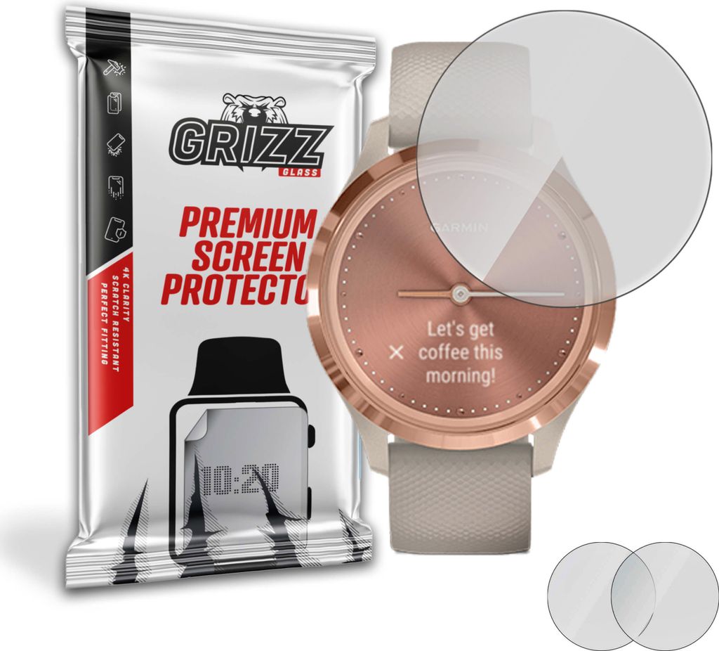 Matte Folie GrizzGlass PaperScreen für Garmin Vivomove 3s
