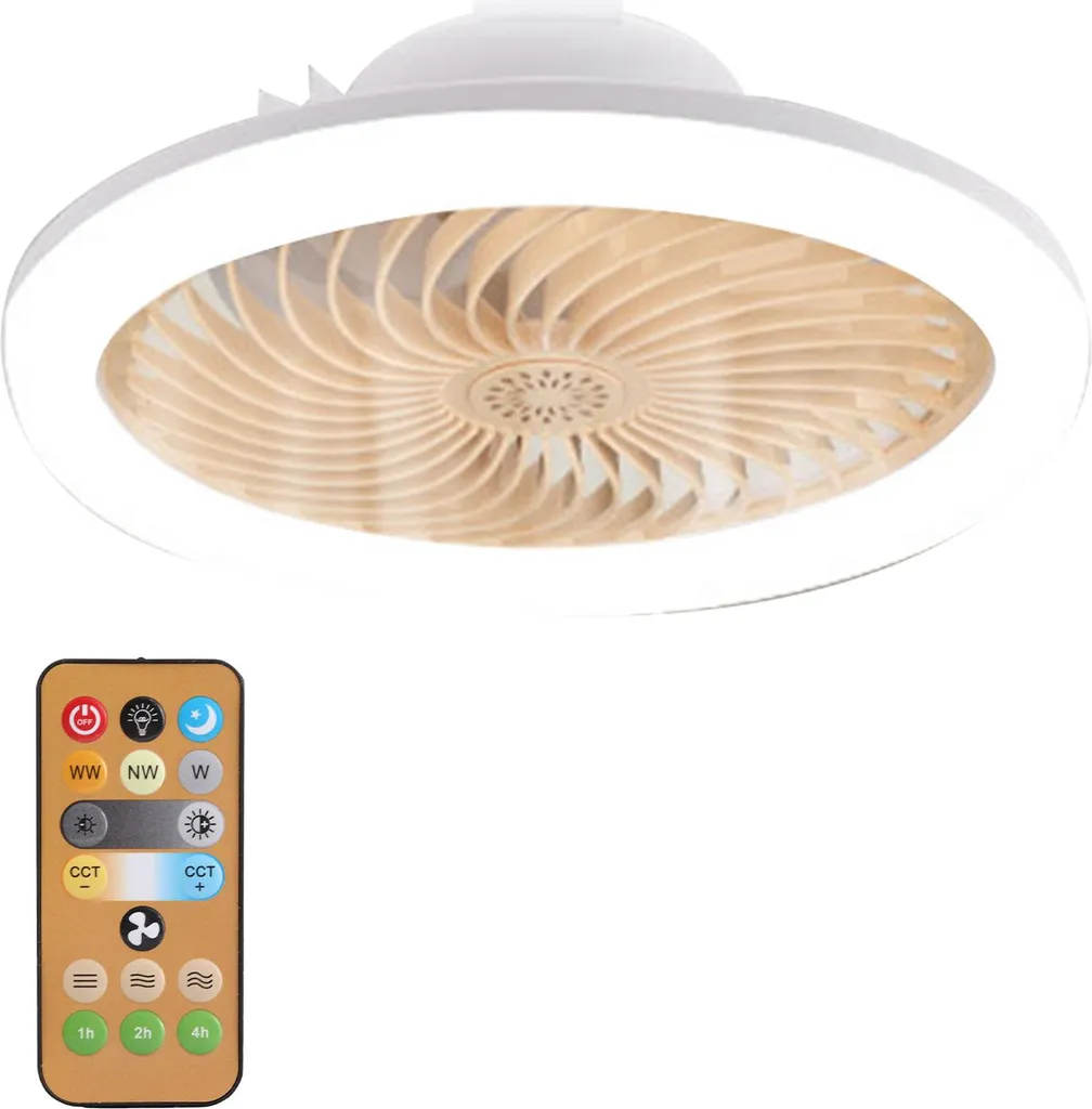 Ventilateur de Plafond LED E27 Dimmable avec Télécommande et Aromathérapie - 2
