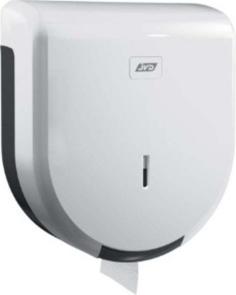 JVD Jumbo 200 Toilettenpapierspender aus ABS Kunststoff, Farbe:Weiß