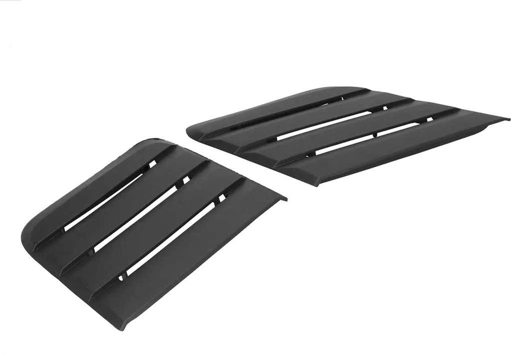 Orifices d'aération du capot noir pour Ford Mustang 2018-2019 - 2 pièces