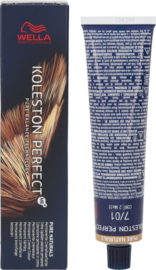 Wella Koleston Perfect Me+ Pure Naturals, Blond, 7/01, Produktbild 