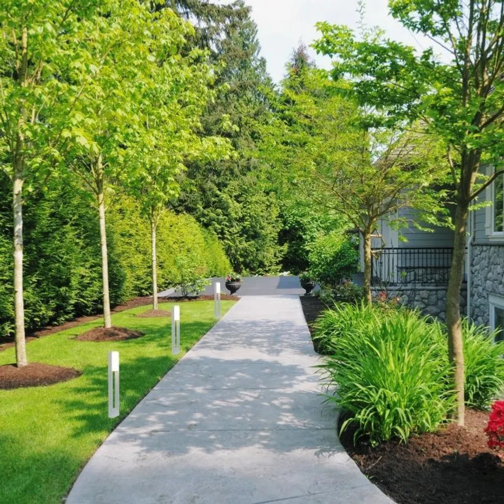 Éclairage d'Allée Design LED 10W IP65 Blanc Chaud pour Jardin Moderne