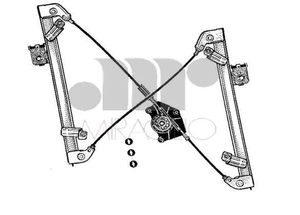 Fensterheber Mechanik vorne Fahrerseite Alfa Romeo 159 ab 2005 71740175