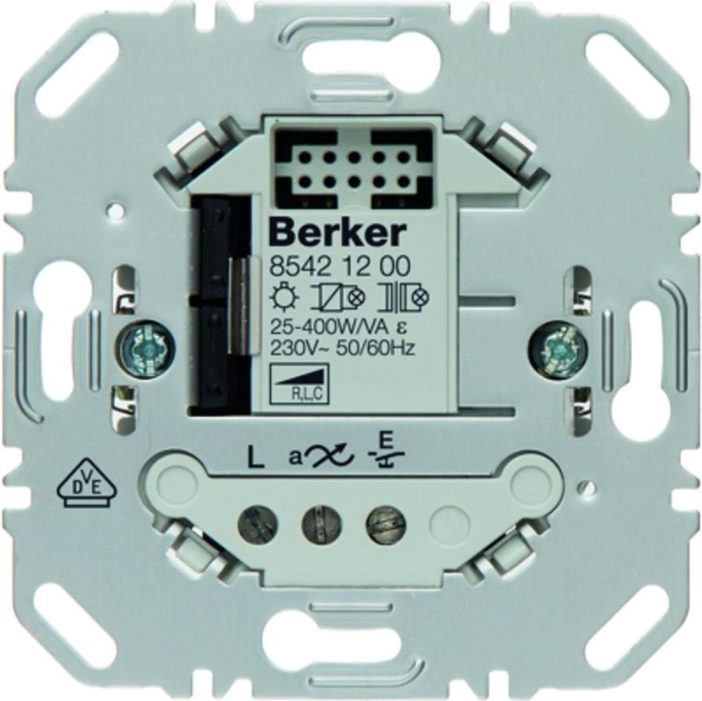 Berker Universal Tastdimmer 85421200 1 Kanal (auch für LED 5-70 Watt)