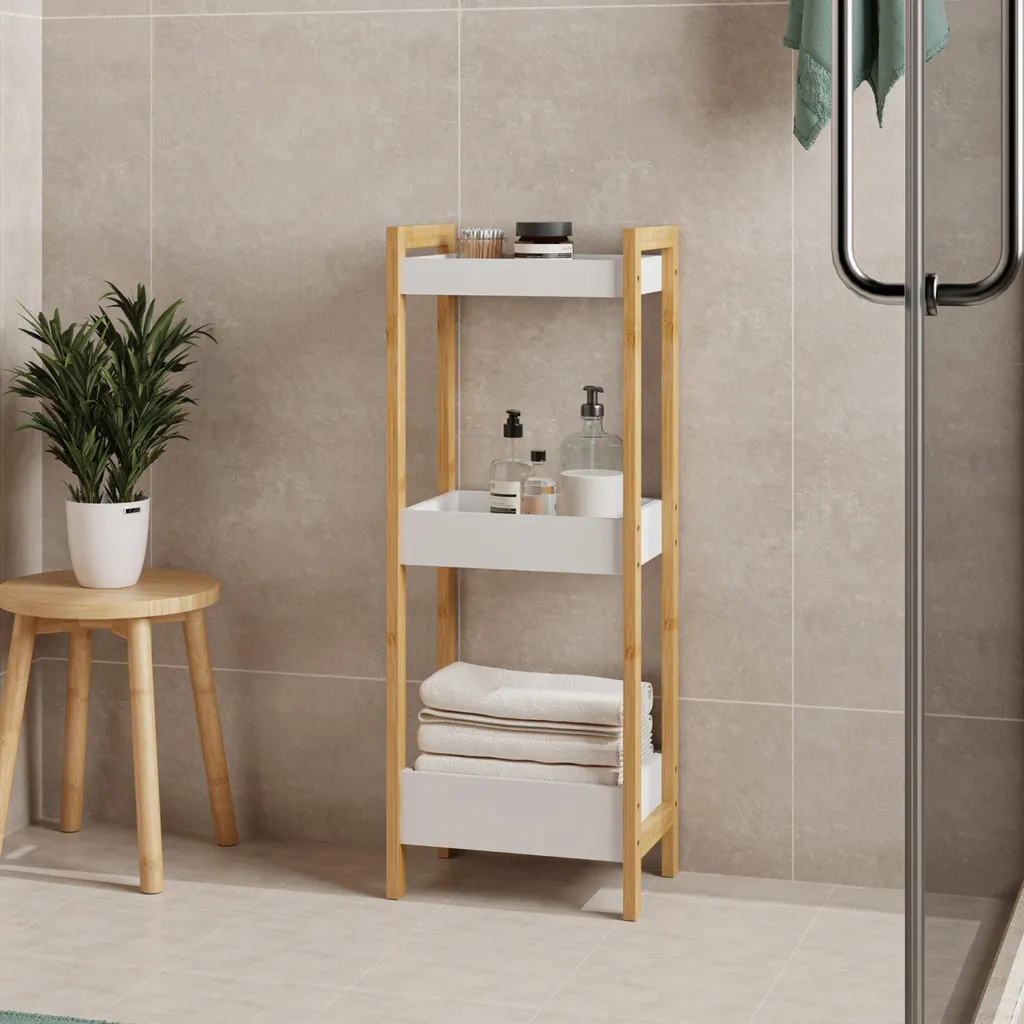 Rangement salle de bain Anun 3 paniers pour organiser vos petits espaces