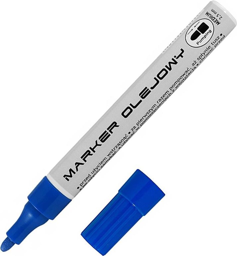 Toma Economy 420 Runder blauer Ölmarker