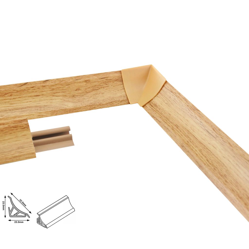 Battiscopa cucina 1,5 m 23 mm piano di lavoro Battiscopa Immagine del prodotto 