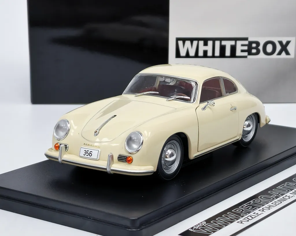 Voiture de Collection Porsche 356 1959 Whitebox Miniature 1:24 Beige
