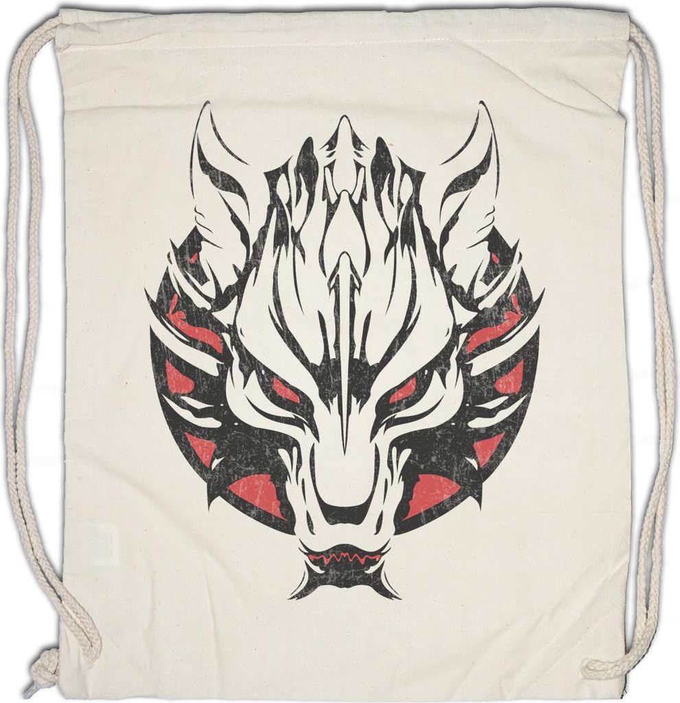Urban Backwoods Fenrir Wolf I, Turnbeutel, Farbe: Beige