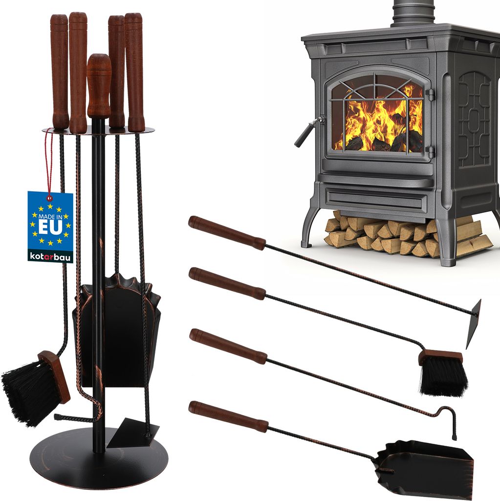KOTARBAU Kaminbesteck Set With Stand Krbová sada nářadí Obrázek produktu 