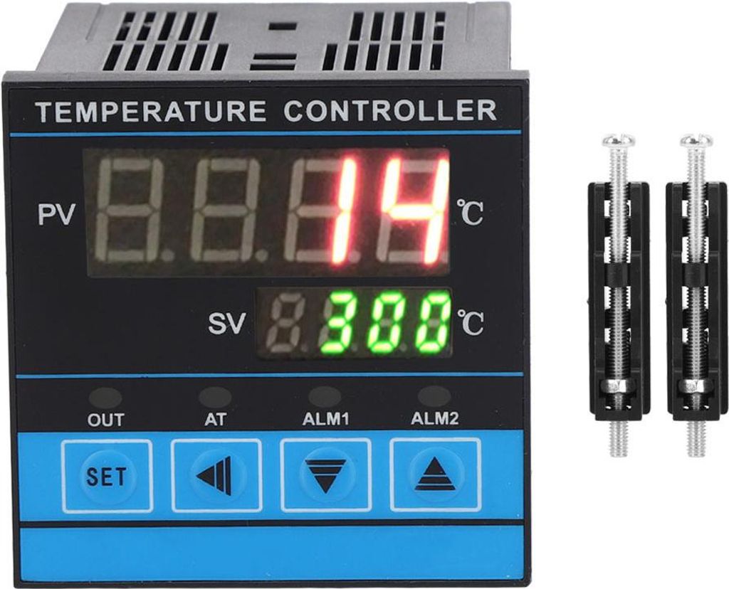 Intelligenter Temperaturregler mit digitaler PID-Regelung, Relais-SSR-Ausgang 0-400°C, AC220V