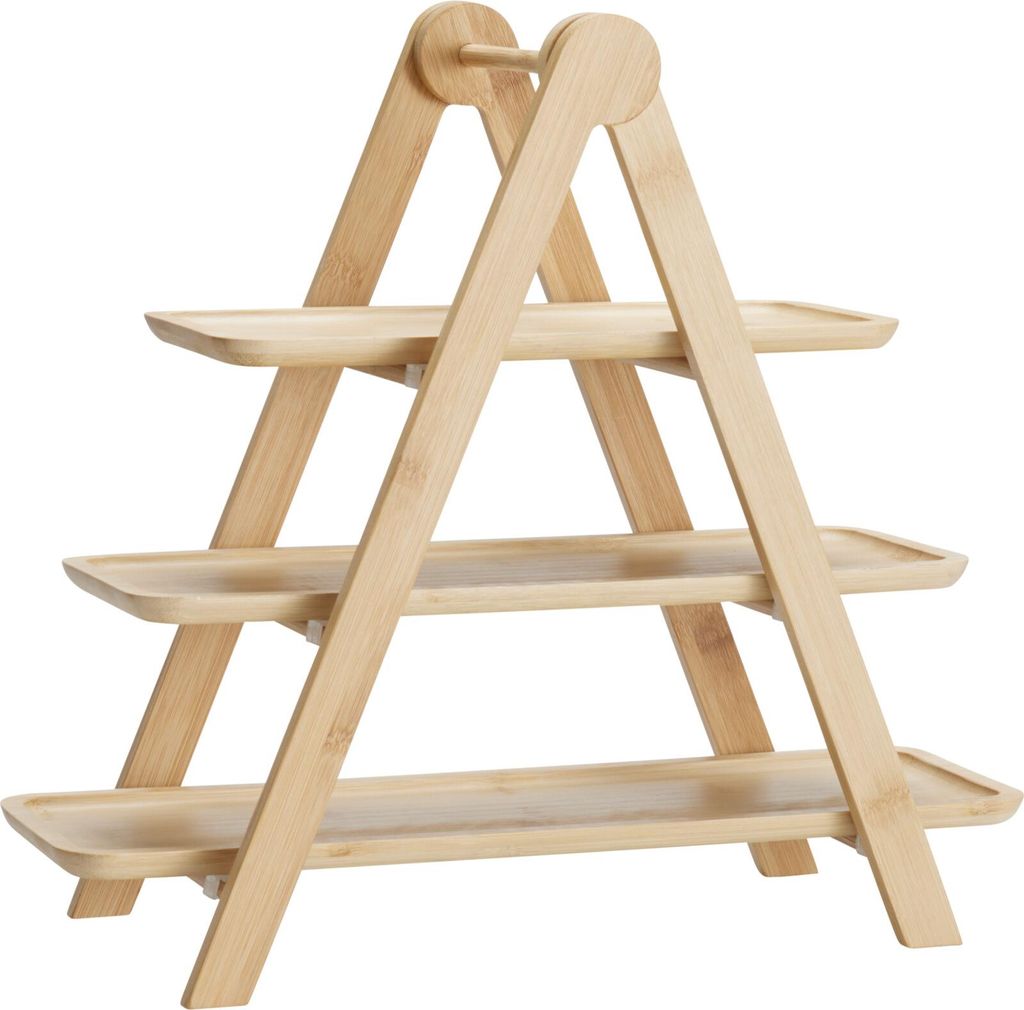 Serviertablett 3 Etagen aus Holz Produktbild 