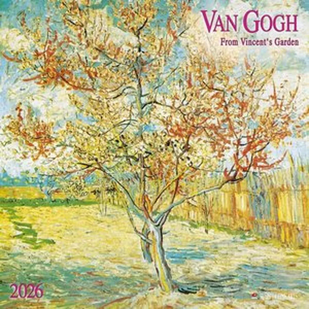 Calendrier 2026 van Gogh Du jardin de Vincent : finissez-en avec l'oubli