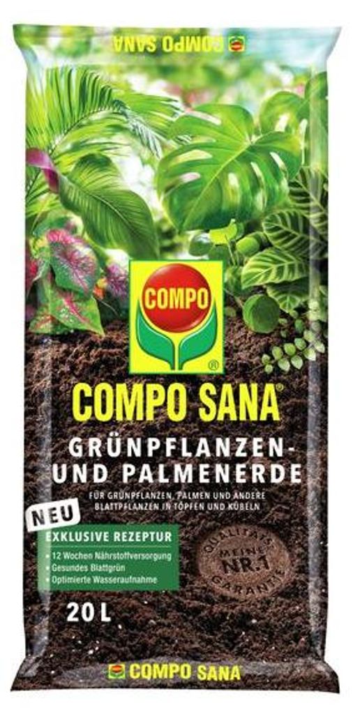 COMPO SANA® Zielona ziemia do roślin i palm 20 litrów Zdjęcie produktu 