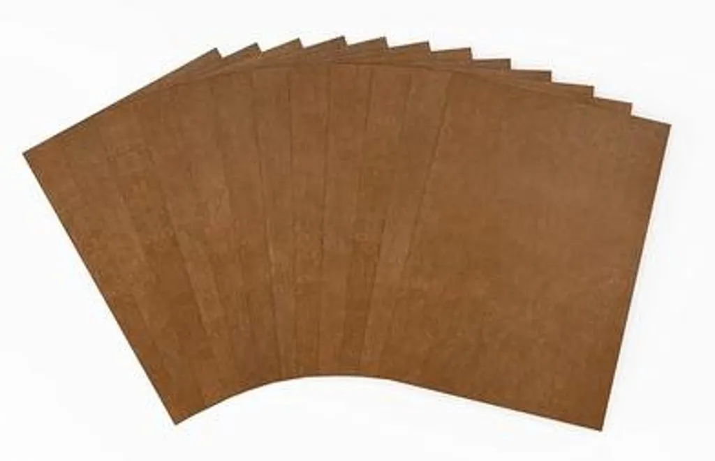 Papier Végétalien 21x30 cm - 12 Feuilles Épaisses 0,55 mm pour Création