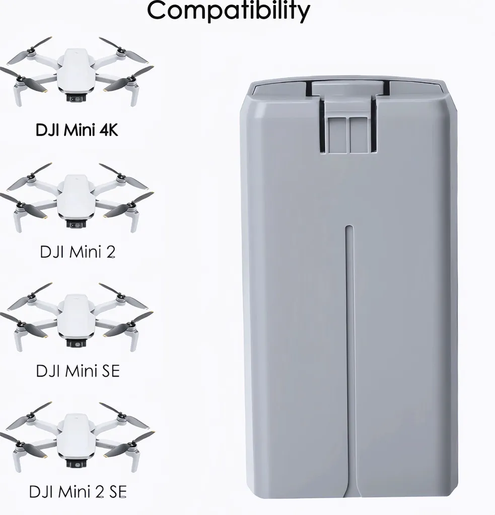Batterie DJI Mini 2 : Solution Autonomie Faible pour Vol Prolongé - 2