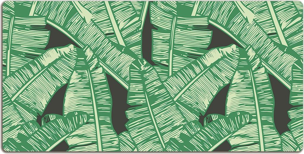 Schreibtischmatte Tischunterlage 100x50 cm Mauspad - Exotische Palmen