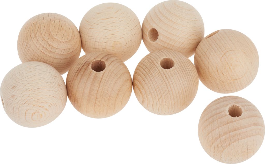 KNORR prandell 212460352 Rohholzkugel Ø 35 mm roh, gewachst