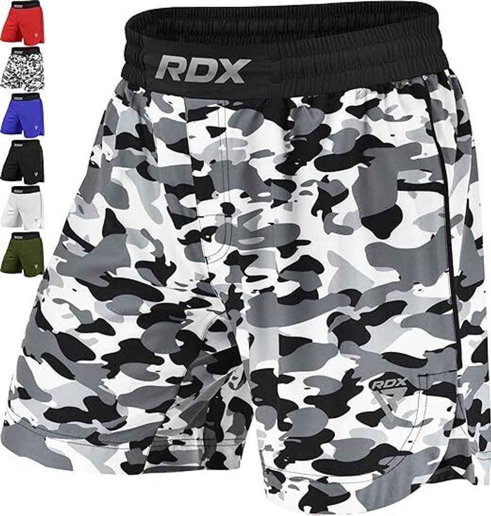 RDX MMA Shorts Sporthose Herren kurz – Trainingshose für Kampfsport, Boxen, Kickboxen, Muay Thai, Grappling, Freefight, Fitness & Jogging