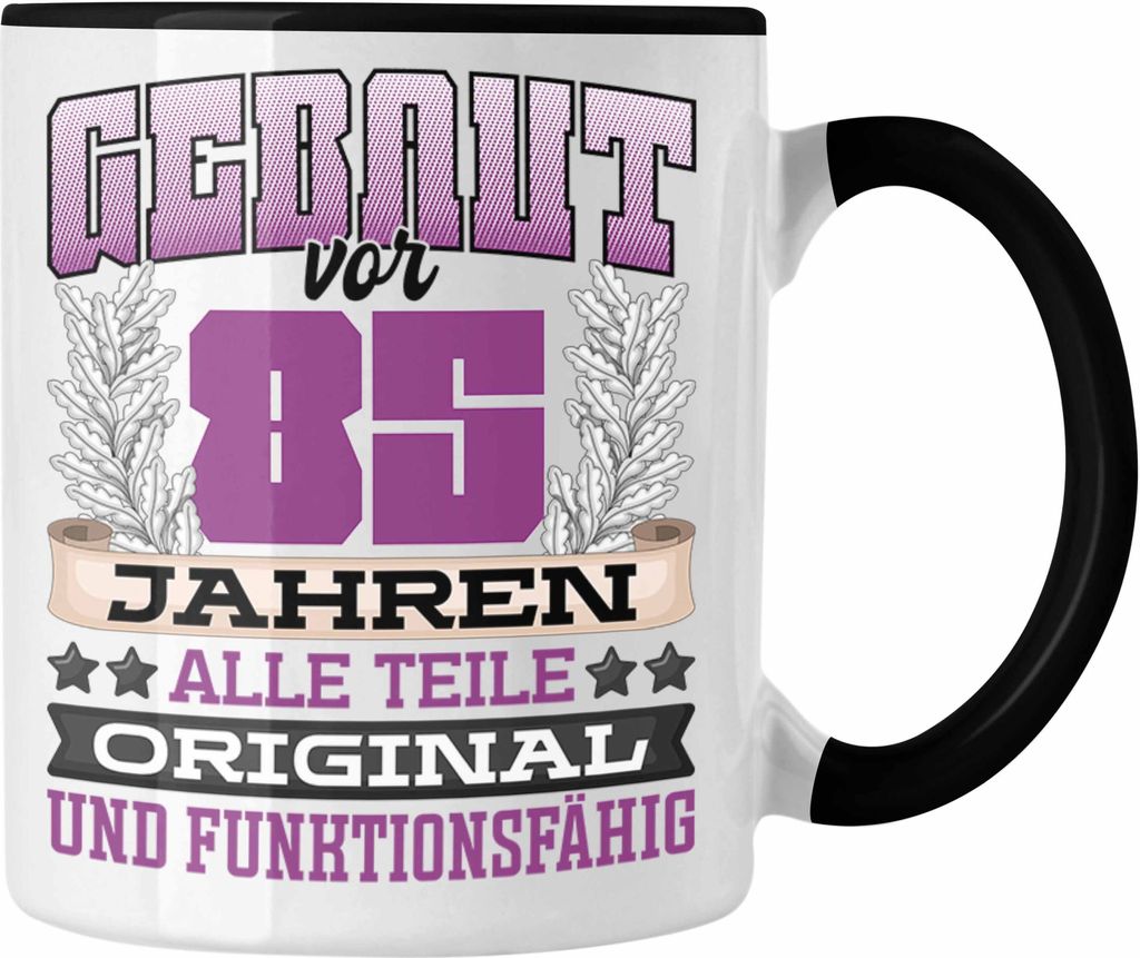 Trendation - 85. Geburtstag Tasse Geschenk Frauen Männer Produktbild 