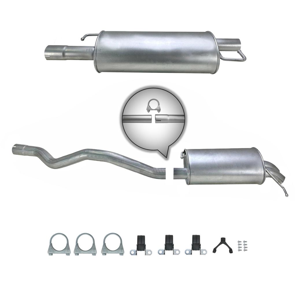 Auspuffanlage VW Transporter T5 &T6 2.0 TDI Multivan Produktbild 