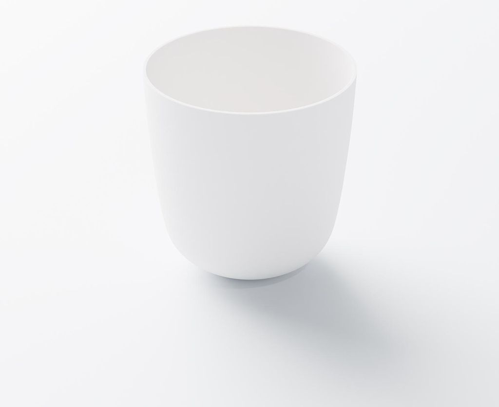 Steinberg Serie 440 Aufsatzwaschtisch, rund, ohne Überlauf, 390x390x400mm, SOLIDSurface, 4406320W