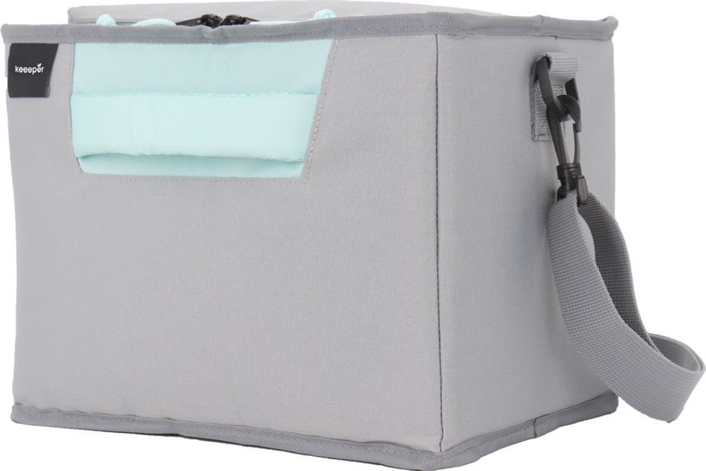 keeeper Isoliertasche "nea" Größe L grau/aquamarine