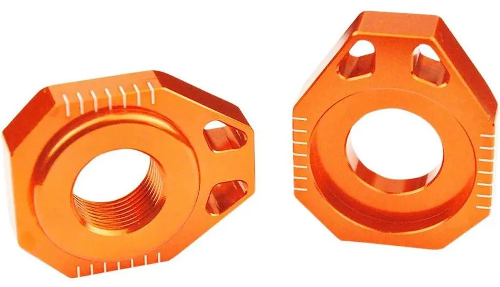 Tendeur de Chaîne Scar Orange Anodisé avec Marquage de Précision Laser