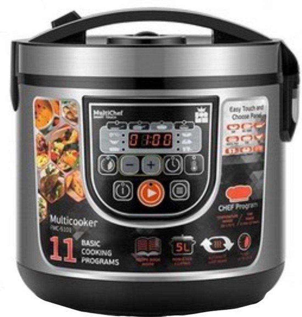 Kochtopf 5L 860W Multicooker Warmhalt Anti-Anbak