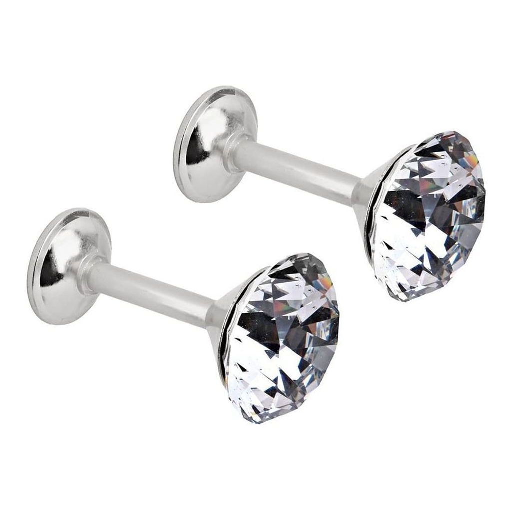Vorhang-Raffhalter,Kristalloptik silber,für Produktbild 