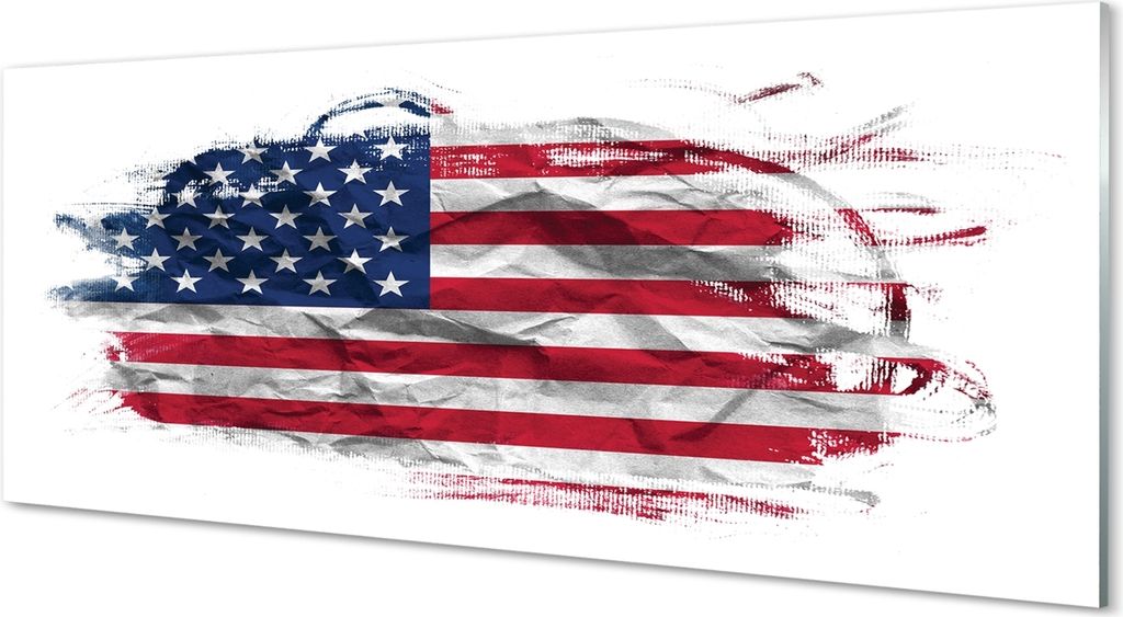 Glasbilder 125x50 Wandkunst Vereinigte Staaten kennzeichnen