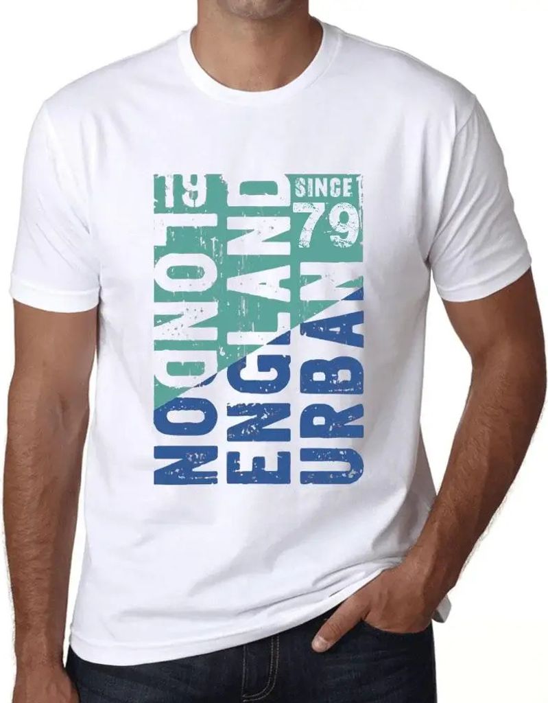 Herren Grafik T-Shirt London england urban seit 79 – London England Urban Since 79 – Geschenk 45. Geburtstag Jahrestag 45 Jahre Jubiläum 45 J...