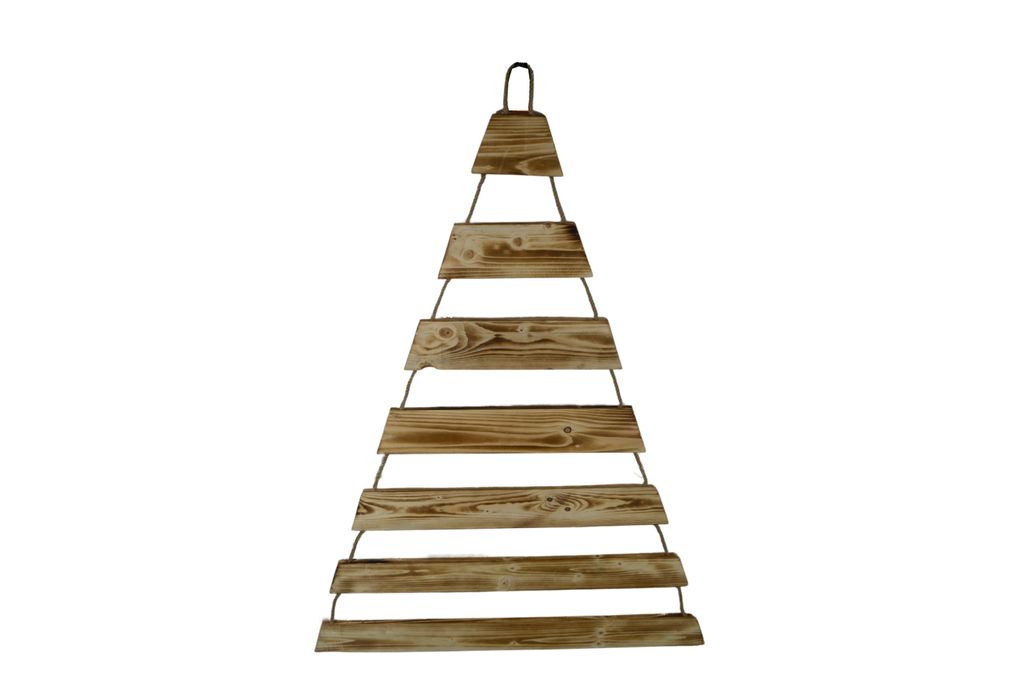 Produktbild von Adventskalender 2024 Holz Weihnachtsbaum 28 Ornamente 24 Tage Countdown